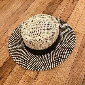Multicolor woven summer hat
